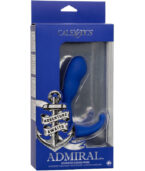 CALEXOTICS - ADMIRAL STIMULATEUR & VIBRATEUR ANAL COURBÉ BLEU