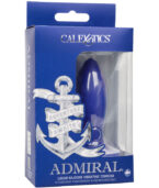 CALEXOTICS - ADMIRAL VIBRATEUR ANAL PLUG TORPEDO BLEU