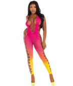 LEG AVENUE - BODYSTOCKING CHEVILLE SUNSET