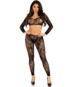 LEG AVENUE - ENSEMBLE HAUT COURT ET COLLANTS