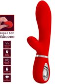 PRETTY LOVE - VIBRATEUR MULTIFONCTION G-SPOT THOMAS ROUGE