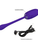 PRETTY LOVE - OEUF VIBRANT JULIUS IMPERMÉABLE-RECHARGEABLE VIOLET