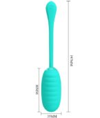 PRETTY LOVE - OEUF VIBRANT RECHARGEABLE KIRK AQUA VERT