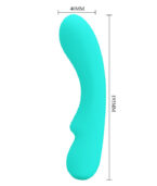 PRETTY LOVE - VIBRATEUR RECHARGEABLE PRESCOTT VERT AQUA