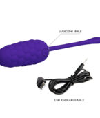 PRETTY LOVE - OEUF VIBRANT  TEXTURE MARINE RECHARGEABLE VIOLET