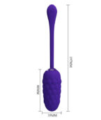 PRETTY LOVE - OEUF VIBRANT  TEXTURE MARINE RECHARGEABLE VIOLET