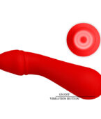 PRETTY LOVE - VIBRATEUR RECHARGEABLE CETUS ROUGE