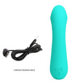 PRETTY LOVE - VIBRATEUR RECHARGEABLE CETUS VERT AQUA