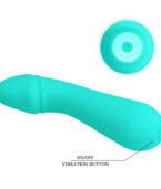 PRETTY LOVE - VIBRATEUR RECHARGEABLE CETUS VERT AQUA