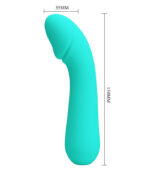 PRETTY LOVE - VIBRATEUR RECHARGEABLE CETUS VERT AQUA