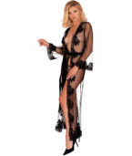 LIVCO CORSETTI FASHION - ROBE NOKINA LC XG055 + CULOTTE NOIR TAILLE UNIQUE