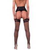 LIVCO CORSETTI FASHION - BODYSTOCKING PONCZOCHY AUFDARIA NOIR L/XL