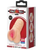 CRAZY BULL - MASTUBADOR ÉCARLATE EN FORME DE VAGIN