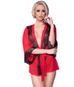 CHILIROSE - CR 4113 PEGNOIR ROUGE S/M