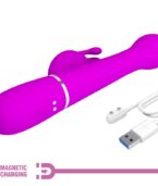 PRETTY LOVE - VIBRATEUR DEJON RABBIT 3 EN 1 MULTIFONCTION VIOLET