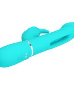 PRETTY LOVE - VIBRATEUR DEJON RABBIT 3 EN 1 MULTIFONCTION VERT AQUA