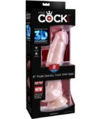 KING COCK - GODE TRIPLE DENSITÉ 18.4 CM