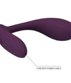 PRETTY LOVE - BAIRD APPLICATION LILA RECHARGEABLE G-SPOT 12 VIBRATIONS