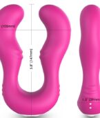 ARMONY - VIBRATEUR SERAPH DOUBLE TÉLÉCOMMANDE FUCHSIA