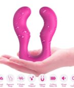 ARMONY - VIBRATEUR SERAPH DOUBLE TÉLÉCOMMANDE FUCHSIA