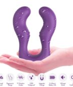 ARMONY - VIBRATEUR SERAPH DOUBLE TÉLÉCOMMANDE VIOLET