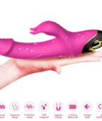 ARMONY - METEROR DILDO VIBRATEUR LAPIN ROTATEUR FUCHSIA