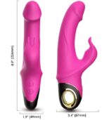 ARMONY - METEROR DILDO VIBRATEUR LAPIN ROTATEUR FUCHSIA