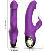 ARMONY - METEROR DILDO VIBRATEUR LAPIN ROTATEUR VIOLET