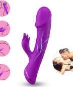 ARMONY - GODE VIBRATEUR LAPIN SILICONE VIOLET