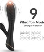 ARMONY - VIBRATEUR LAPIN SILICONE NOIR