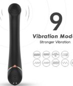 ARMONY - VIBRATEUR FALT HEAD SILICONE NOIR