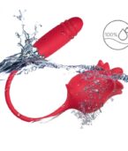 ARMONY - STIMULATEUR ROSE & VIBRATEUR COLA ROUGE