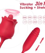 ARMONY - STIMULATEUR ROSE & VIBRATEUR COLA ROUGE