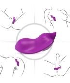 ARMONY - CULOTTE PORTABLE PAPILLON VIBRATEUR TÉLÉCOMMANDE VIOLET