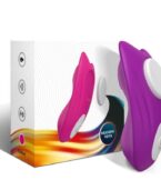 ARMONY - CULOTTE PORTABLE PAPILLON VIBRATEUR TÉLÉCOMMANDE VIOLET