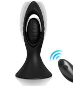 ARMONY - VIBRATEUR & PLUG ANAL SILICONE NOIR