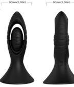 ARMONY - VIBRATEUR & PLUG ANAL SILICONE NOIR