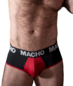 MACHO - MS26N SLIP NOIR/ROUGE S