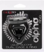 CALEXOTICS - ALPHA BAGUE DUAL CAGE NOIR