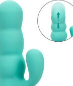 CALEXOTICS - VIBRATEUR DEL MAR DIVA RABBIR AQUA GREEN PAR CALIFORNIA DREAMING