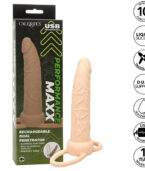 CALEXOTICS - PERFORMANCE MAXX RECHARGEABLE DOUBLE PÉNÉTRATEUR PEAU CLAIRE