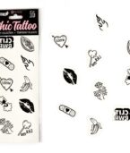 SECRET PLAY - ENSEMBLE DE 10 TATOUAGES TEMPORAIRES CANDY COLLECTION