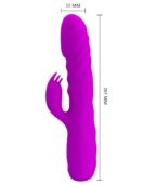 PRETTY LOVE - VIBRATEUR LAPIN RECHARGEABLE MELANIE VIOLET