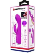 PRETTY LOVE - VIBRATEUR RECHARGEABLE RACHEL AVEC VENTOUSE VIOLET