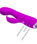 PRETTY LOVE - VIBRATEUR RECHARGEABLE RACHEL AVEC VENTOUSE VIOLET