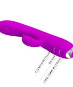 PRETTY LOVE - VIBRATEUR SUCKER RECHARGEABLE REGINA VIOLET