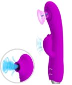 PRETTY LOVE - VIBRATEUR SUCKER RECHARGEABLE REGINA VIOLET