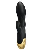 PRETTY LOVE - VIBRATEUR DE LUXE RECHARGEABLE NOIR PLAQUÉ OR