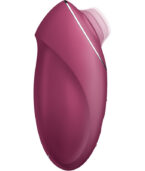 SATISFYER - TAP & CLIMAX 1 VIBRATEUR LAY-ON ROUGE