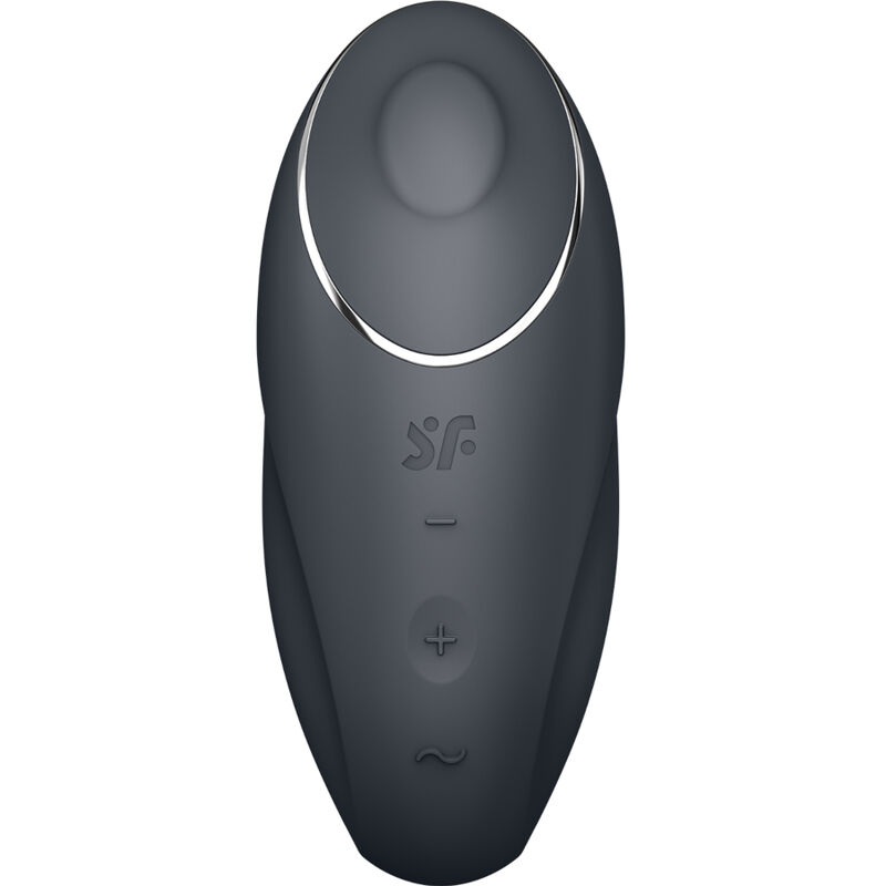 SATISFYER - TAP & CLIMAX 1 VIBRATEUR LAY-ON NOIR